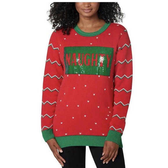 Jolly to Be Ladies' Long Sleeve Crewneck Holiday - Picture 2 of 17